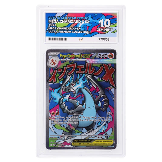 Pokemon - Black Star Promos - Mega Charizard X ex MEP023 - ACE 10 GEM MINT