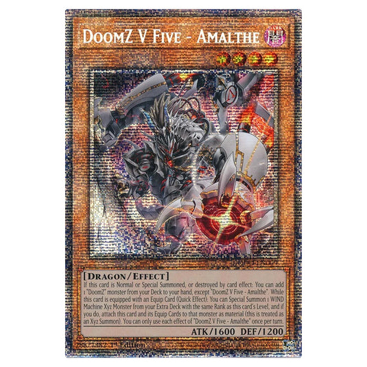 Yu-Gi-Oh! - Doom of Dimensions - DoomZ V Five - Amalthe (Starlight Rare) DOOD-EN009a