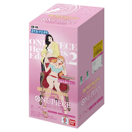 One Piece Card Game - EB-05 - Heroines Edition Vol.2 - Japanese Booster Box (24 Packs)