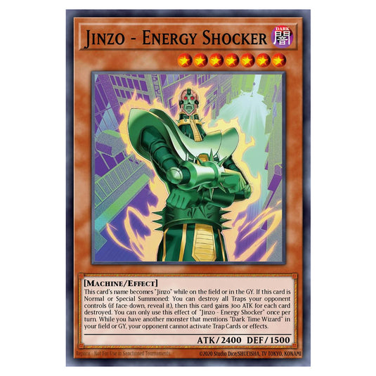 Jinzo - Energy Shocker BETB-EN003 card from the Yu-Gi-Oh! set Beyond the Brave