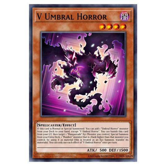 V Umbral Horror BETB-EN006 card from the Yu-Gi-Oh! set Beyond the Brave