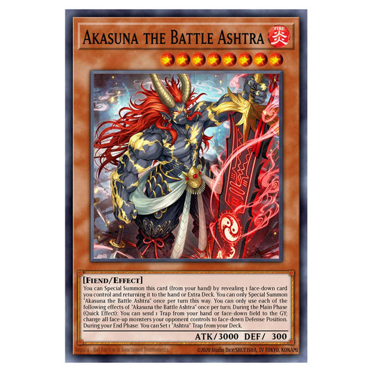 Akasuna the Battle Ashtra BETB-EN009 card from the Yu-Gi-Oh! set Beyond the Brave