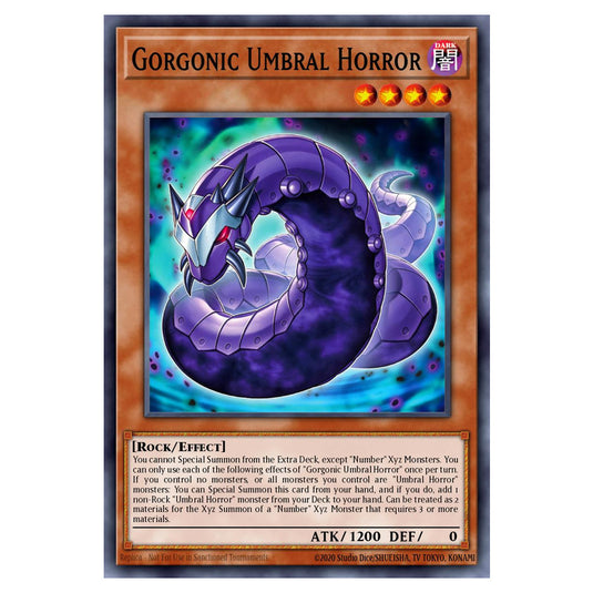 Gorgonic Umbral Horror BETB-EN007 card from the Yu-Gi-Oh! set Beyond the Brave