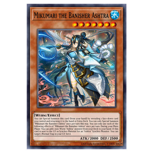 Mikumari the Banisher Ashtra BETB-EN012-STR card from the Yu-Gi-Oh! set Beyond the Brave