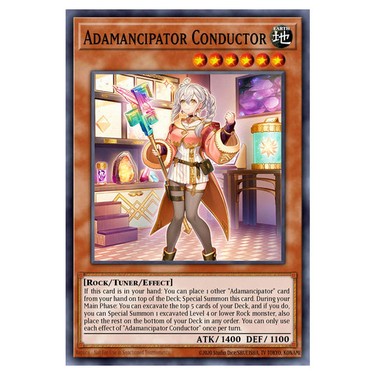 Adamancipator Conductor BETB-EN024 card from the Yu-Gi-Oh! set Beyond the Brave
