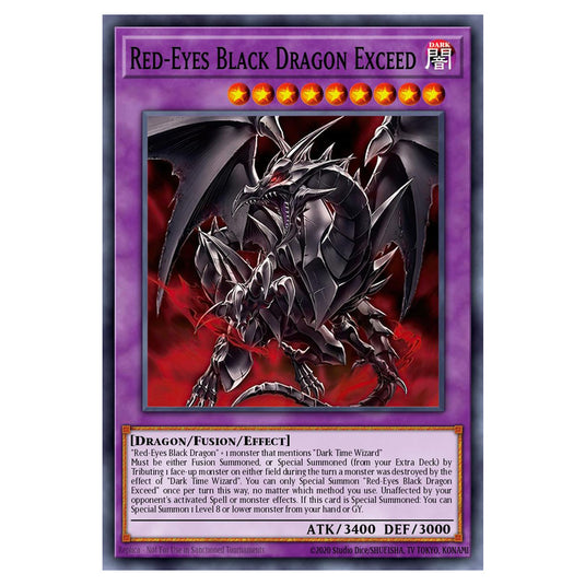 Red-Eyes Black Dragon Exceed BETB-EN036-UR card from the Yu-Gi-Oh! set Beyond the Brave