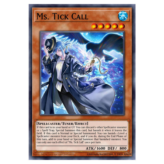 Ms. Tick Call BETB-EN031 card from the Yu-Gi-Oh! set Beyond the Brave