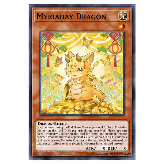 Myriaday Dragon BETB-EN035 card from the Yu-Gi-Oh! set Beyond the Brave