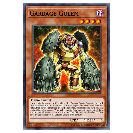 Garbage Golem BETB-EN033 card from the Yu-Gi-Oh! set Beyond the Brave