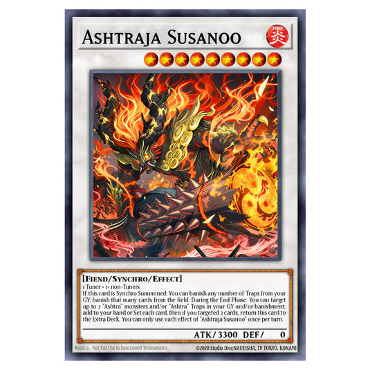 Ashtraja Susanoo BETB-EN039 card from the Yu-Gi-Oh! set Beyond the Brave