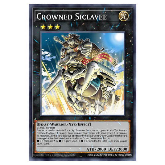 Crowned Siclavee BETB-EN045 card from the Yu-Gi-Oh! set Beyond the Brave