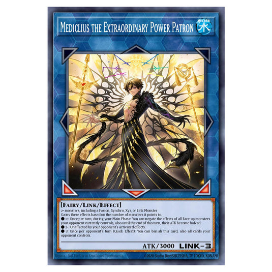 Mediclius the Extraordinary Power Patron BETB-EN048 card from the Yu-Gi-Oh! set Beyond the Brave