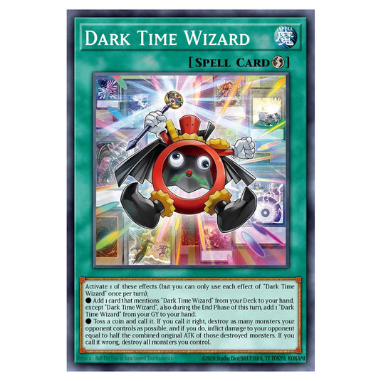 Dark Time Wizard BETB-EN052-UR card from the Yu-Gi-Oh! set Beyond the Brave