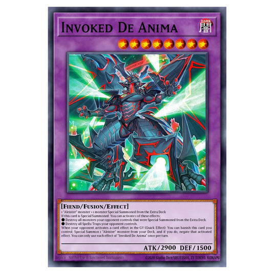 Invoked De Anima BETB-EN038 card from the Yu-Gi-Oh! set Beyond the Brave