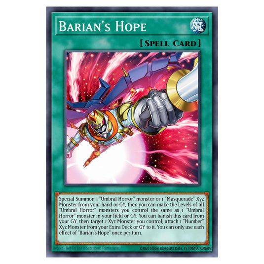 Barian's Hope BETB-EN056 card from the Yu-Gi-Oh! set Beyond the Brave
