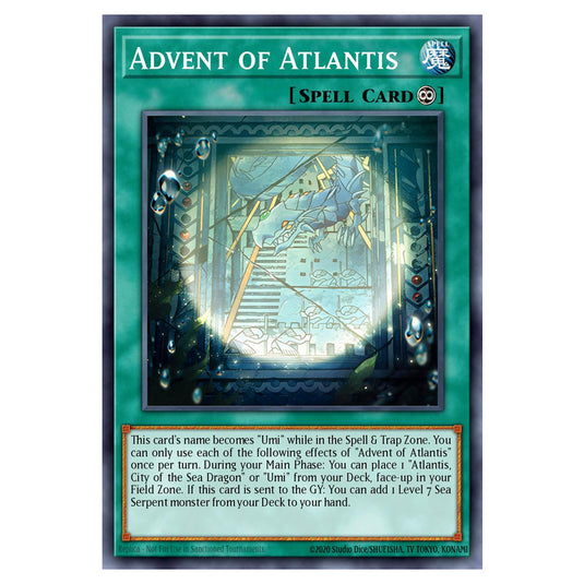 Advent of Atlantis BETB-EN060 card from the Yu-Gi-Oh! set Beyond the Brave