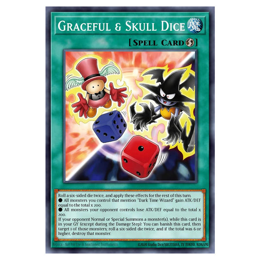 Graceful & Skull Dice BETB-EN053 card from the Yu-Gi-Oh! set Beyond the Brave