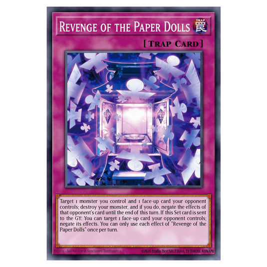 Revenge of the Paper Dolls BETB-EN078 card from the Yu-Gi-Oh! set Beyond the Brave