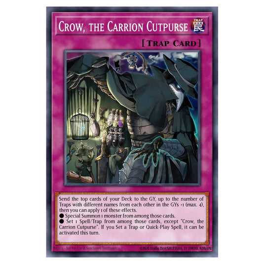 Crow, the Carrion Cutpurse BETB-EN079 card from the Yu-Gi-Oh! set Beyond the Brave