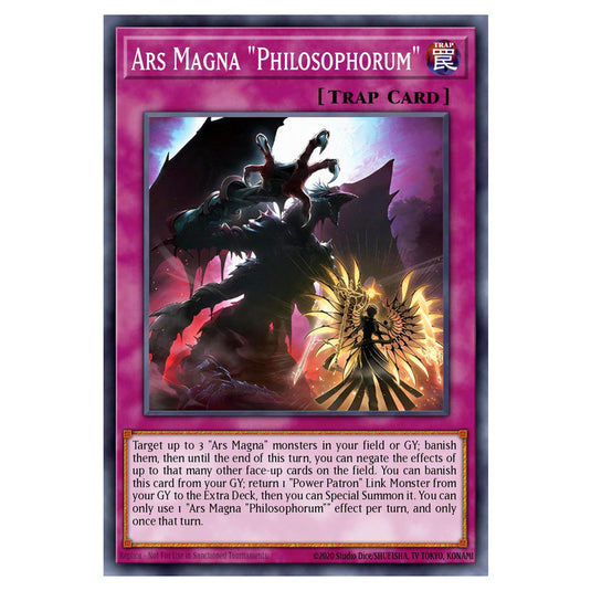 Ars Magna "Philosophorum" BETB-EN077 card from the Yu-Gi-Oh! set Beyond the Brave