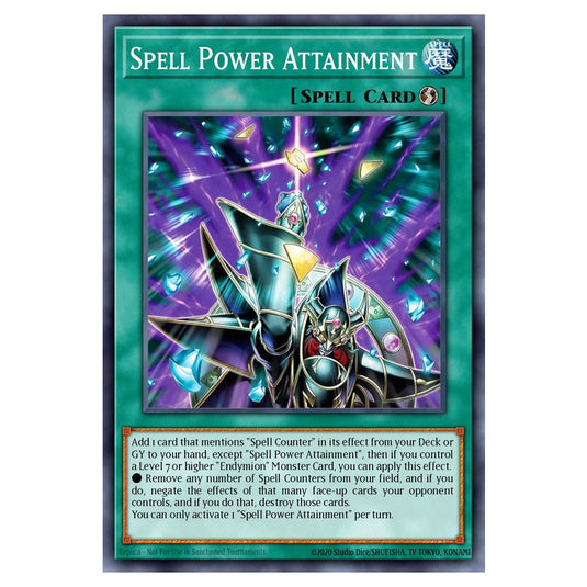 Spell Power Attainment BETB-EN069 card from the Yu-Gi-Oh! set Beyond the Brave