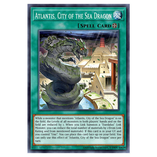 Atlantis, City of the Sea Dragon BETB-EN058 card from the Yu-Gi-Oh! set Beyond the Brave