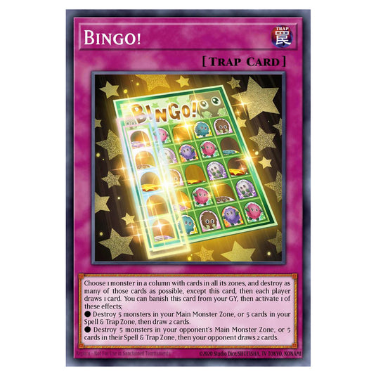Bingo! BETB-EN080 card from the Yu-Gi-Oh! set Beyond the Brave