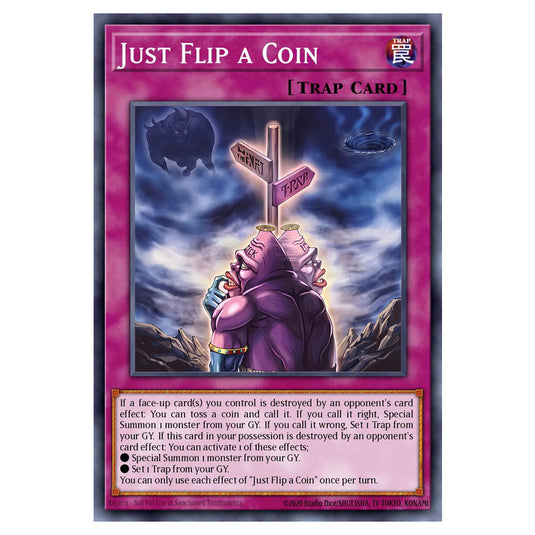 Just Flip a Coin BETB-EN083 card from the Yu-Gi-Oh! set Beyond the Brave