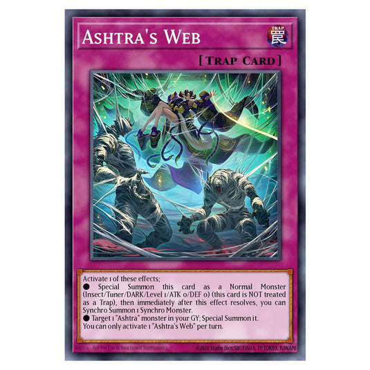 Ashtra's Web BETB-EN073 card from the Yu-Gi-Oh! set Beyond the Brave