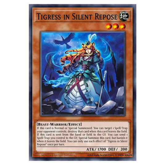 Tigress in Silent Repose BETB-EN082 card from the Yu-Gi-Oh! set Beyond the Brave