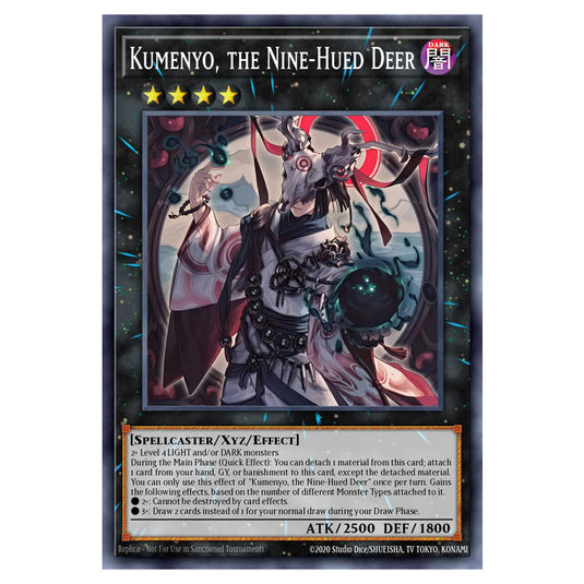 Kumenyo, the Nine-Hued Deer BETB-EN084 card from the Yu-Gi-Oh! set Beyond the Brave