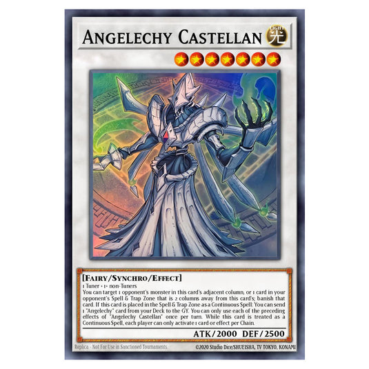 Angelechy Castellan BETB-EN090 card from the Yu-Gi-Oh! set Beyond the Brave