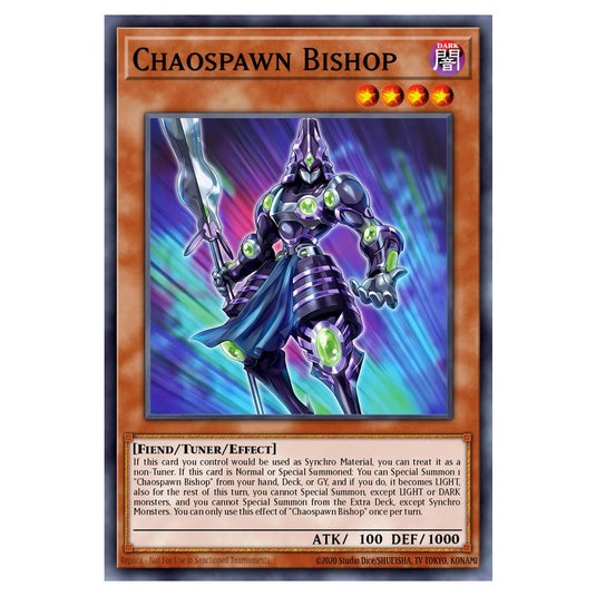 Chaospawn Bishop BETB-EN089 card from the Yu-Gi-Oh! set Beyond the Brave