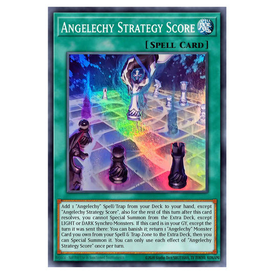 Angelechy Strategy Score BETB-EN092 card from the Yu-Gi-Oh! set Beyond the Brave