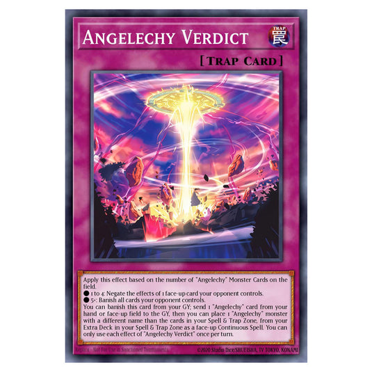 Angelechy Verdict BETB-EN096 card from the Yu-Gi-Oh! set Beyond the Brave