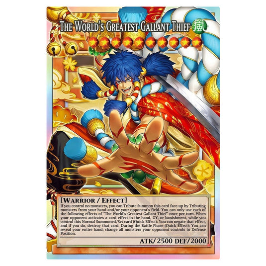 The Great Gallant Bandit (Overframe) BETB-EN027-OVR-UR card from the Yu-Gi-Oh! set Beyond the Brave