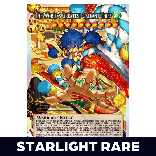 The Great Gallant Bandit (Overframe) BETB-EN027-OVR-STR card from the Yu-Gi-Oh! set Beyond the Brave