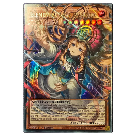 Elemental Saga Doriado (Overframe) BETB-EN028-OVR-UR card from the Yu-Gi-Oh! set Beyond the Brave