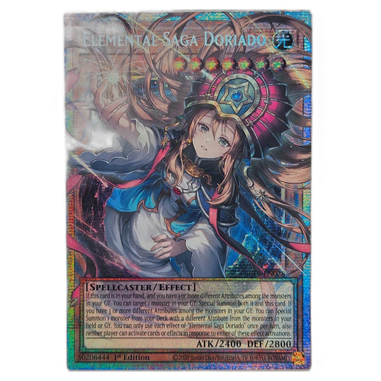 Elemental Saga Doriado (Overframe) BETB-EN028-OVR-STR card from the Yu-Gi-Oh! set Beyond the Brave