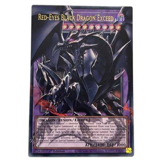 Red-Eyes Black Dragon Exceed (Overframe) BETB-EN036-OVR-UR card from the Yu-Gi-Oh! set Beyond the Brave