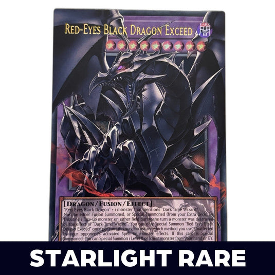 Red-Eyes Black Dragon Exceed (Overframe) BETB-EN036-OVR-STR card from the Yu-Gi-Oh! set Beyond the Brave