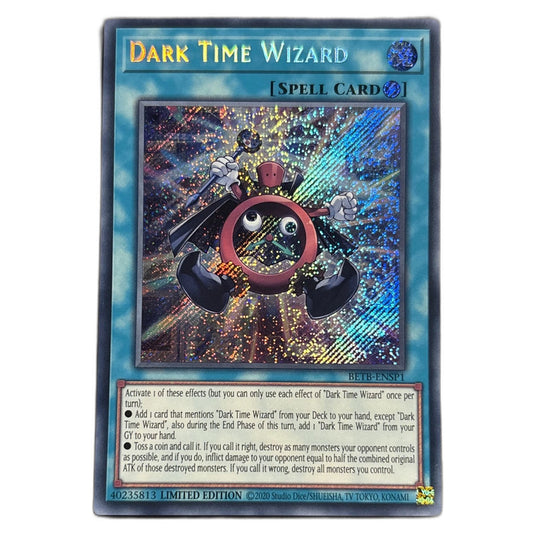 Dark Time Wizard BETB-ENSP1 card from the Yu-Gi-Oh! set Beyond the Brave