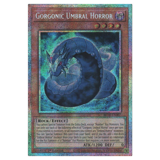 Gorgonic Umbral Horror BETB-EN007-STR card from the Yu-Gi-Oh! set Beyond the Brave