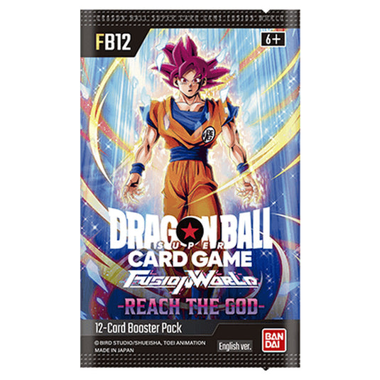 Dragon Ball Super Card Game - Fusion World - FB12 - Reach the God - Booster Box (24 Packs)