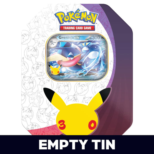 Pokemon - 30th Celebration - Tin - Greninja ex - Empty Tin