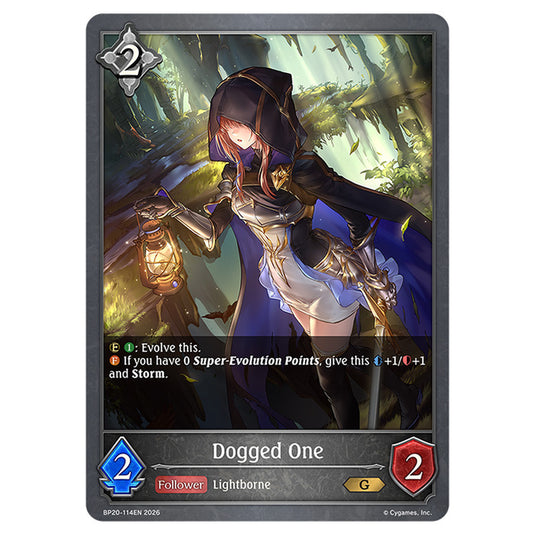 Dogged One BP20-114EN card from the Shadowverse: Evolve set Eightfold Retribution & Omens and Heirs
