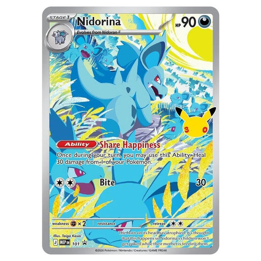 Pokemon - MEP Black Star Promos - Nidorina - 101