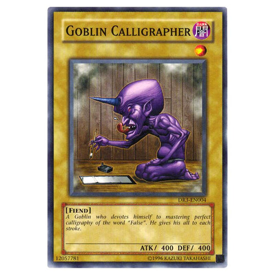 Yu-Gi-Oh! - Dark Revelation Volume 3 - Goblin Calligrapher (Common) DR3-EN004