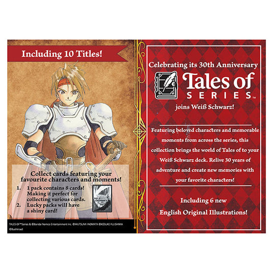 Weiss Schwarz - Tales of Series - Booster Box (10 Packs)