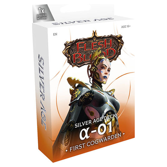 Flesh & Blood - Outbreak - Silver Age Deck - a-01 - First Cogwarden